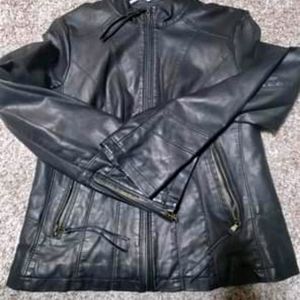 Faux Leather Jacket